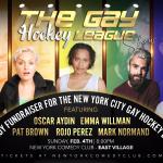 Mark Normand, Emma Willmann, Rojo Perez, Pat Brown, Oscar Aydin - The New York City Gay Hockey Association Fundraiser